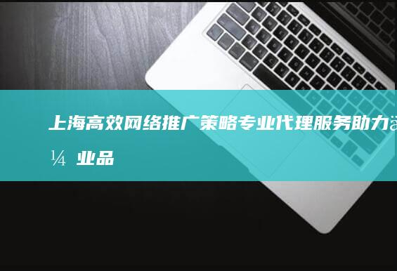 上海高效网络推广策略：专业代理服务助力企业品牌升级